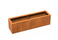 Cortenstaal plantenbak CARREZ Connect 150x40x40cm.