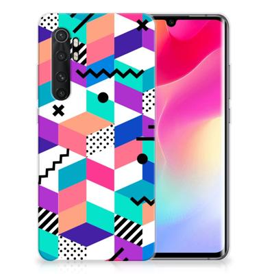 Xiaomi Mi Note 10 Lite | TPU Hoesje | Blokken Kleurrijk