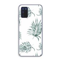 Simple leaves: Samsung Galaxy A03s Transparant Hoesje