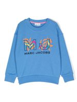 Marc Jacobs Kids sweat à logo brodé - Bleu - thumbnail