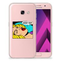 Samsung Galaxy A3 2017 Silicone Back Cover Popart Oh Yes - thumbnail