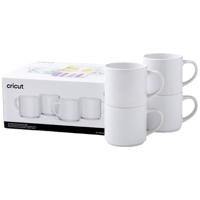Cricut 2009392 Mok 300 ml. Wit 4 stuk(s)