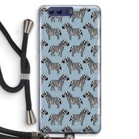 Zebra: Honor 9 Transparant Hoesje met koord