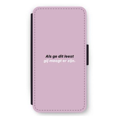 gij moogt er zijn: iPhone 11 Flip Hoesje