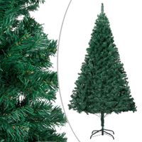 Kunstkerstboom met dikke takken 240 cm PVC groen