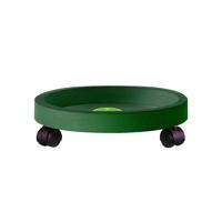 Universele ronde wielen pot tray gemakkelijk bewegende plant pot lade tuin plaat kunststof stand (groen) Universele ronde wielen pot tray gemakkelijk bewegende plant pot lade tuin plaat kunststof stand (groen)