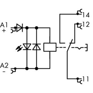 WAGO 789-1341 Industrieel relais Nominale spanning: 24 V/DC Schakelstroom (max.): 16 A 1x wisselcontact 1 stuk(s)