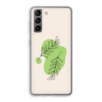Beleaf in you: Samsung Galaxy S21 Transparant Hoesje