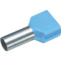 Vogt Verbindungstechnik 470208D Dubbele adereindhulzen 0.75 mm² Deels geïsoleerd Blauw 100 stuk(s) - thumbnail