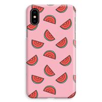 Watermeloen: iPhone XS Max Volledig Geprint Hoesje - thumbnail