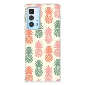 Motorola Edge 20 Pro Siliconen Case Ananas