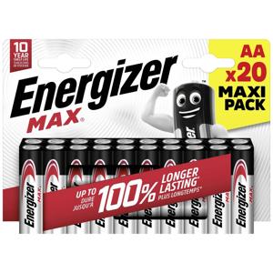 Energizer Max AA batterij (penlite) Alkaline 1.5 V 20 stuk(s)