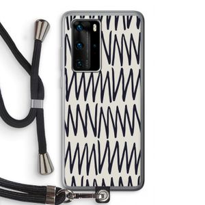 Marrakech Zigzag: Huawei P40 Pro Transparant Hoesje met koord