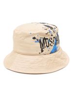 Moschino logo-print bucket hat - Tons neutres - thumbnail