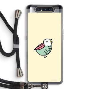 Birdy: Samsung Galaxy A80 Transparant Hoesje met koord
