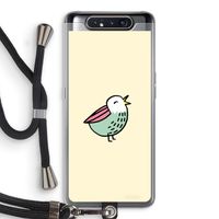 Birdy: Samsung Galaxy A80 Transparant Hoesje met koord