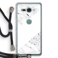Biggest stripe: Sony Xperia XZ2 Compact Transparant Hoesje met koord