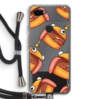 Hamburger: Pixel 3a Transparant Hoesje met koord