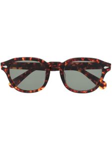 Lesca lunettes de soleil à effet écaille de tortue - Marron