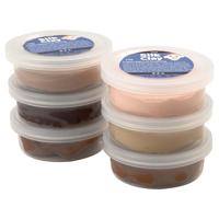 Creativ Company Silk clay, huidskleur, 6dlg.