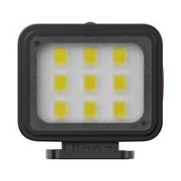 Ulanzi DG01 Cube Mini Light compacte LED videolamp met instelbare helderheid en cold shoe mount - zwart