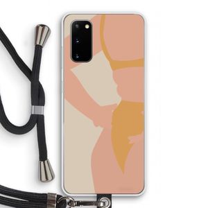 Bikini body: Samsung Galaxy S20 Transparant Hoesje met koord
