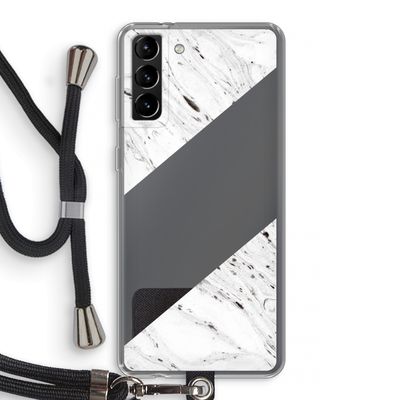 Biggest stripe: Samsung Galaxy S21 Plus Transparant Hoesje met koord