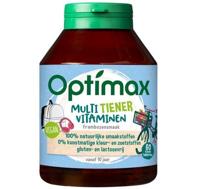 Optimax Multi tiener vitaminen (60 Kauwtab)