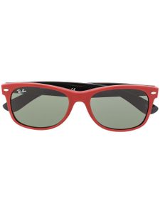 Ray-Ban lunettes de soleil New Wayfarer à monture carrée - Rouge