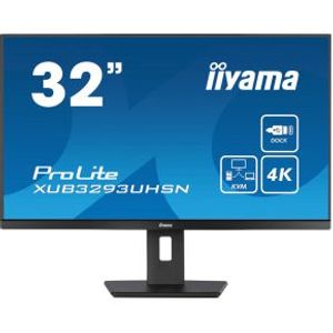 Iiyama ProLite XUB3293UHSN-B5 32 4K Ultra HD KVM IPS Monitor - Zwart