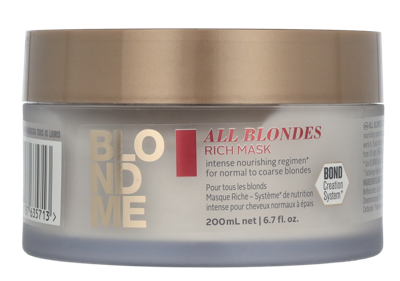 Schwarzkopf - Blond Me All Blondes Rich Mask Maskers 200 ml Dames