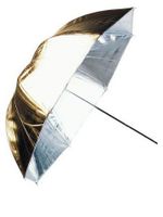 Linkstar flitsparaplu puk-84gs zilver/goud 100 cm (omkeerbaar)