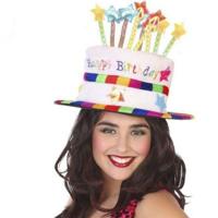 Verjaardagshoed (59 cm) Multicolour