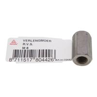 Verlengmoer m8 rvs - Deltafix