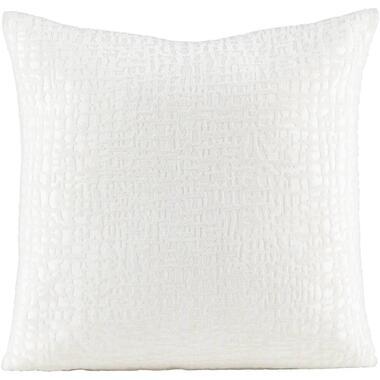 Sierkussenhoes Kiran - beige - 45x45 cm - Leen Bakker