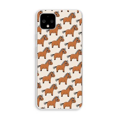 Pony: Pixel 4 XL Transparant Hoesje