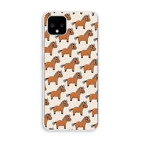 Pony: Pixel 4 XL Transparant Hoesje