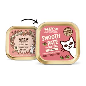 Lily's Kitchen Smooth Paté Kittenvoer - Kuipje - Kip - 19 x 85 g