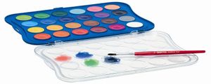 Hobby waterverf/aquarelverf 24 kleuren   -