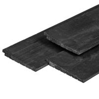 Zweeds rabat Eco douglas zwart geimpregneerd 1,1/2,2x19,5x500 cm Tuindeco - Tuindeco