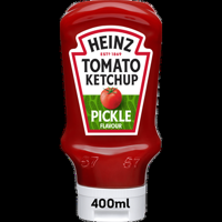 Heinz Tomato Ketchup Pickle Flavour 400 ml bij Jumbo