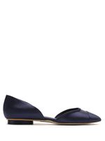 Sarah Chofakian ballerines en satin - Bleu - thumbnail