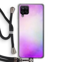 Clouds pastel: Samsung Galaxy A12 Transparant Hoesje met koord Clouds pastel: Samsung Galaxy A12 Transparant Hoesje met koord