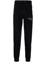 Karl Lagerfeld pantalon de jogging en coton à patch logo - Noir