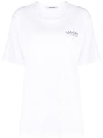 Kimhekim t-shirt en coton à logo imprimé - Blanc