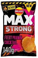 Walkers Walkers - Max Strong Fiery Prawn Cocktail 140 Gram ***THT 22-06-2024***