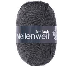 Lana Grossa Meilenweit 8-F. 150 Mélange 9557 Anthracite Grey