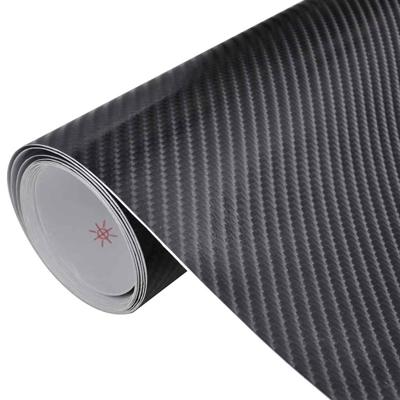 VidaXL 2 st autofolie 4d 100x150 cm zwart