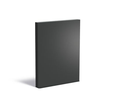 Aluminium muur 150x15x194cm.