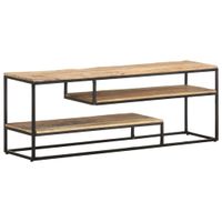VidaXL Tv-meubel 130x30x45 cm ruw mangohout - thumbnail